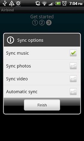 AirBind Sincronizzare iTunes con Android in WiFi grazie a AirBind