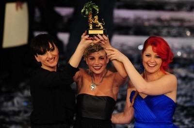 sanremo ,emma marrone  vincitrice