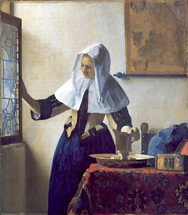 Vermeer: Young Woman with a Water Pitcher - Metropolitan Museum of Art, NY