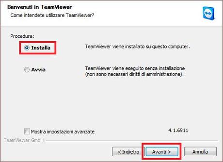 Assistenza remota con TeamViewer