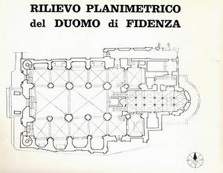 Fidenza: La planimetria del Duomo di Fidenza