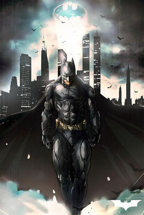 digital art batman