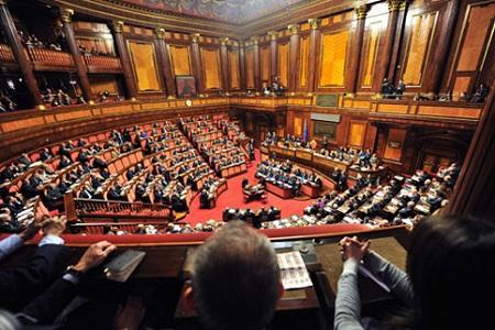 governo monti senato aula N1 Redditi dei Ministri on line, Severino batte Passera |  SCHEDE REDDITI