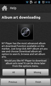 N7 Music Player Android Welcome3 N7 Music Player: Ottimo player musicale alternativo per Android