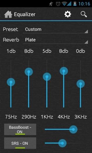 N7 Music Player Android Equalizer N7 Music Player: Ottimo player musicale alternativo per Android