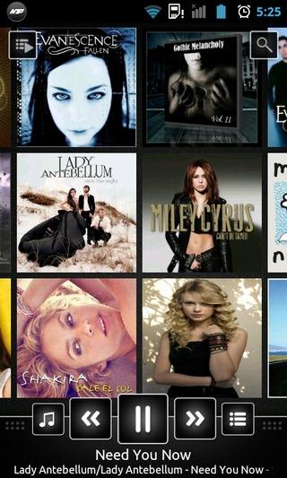 N7 Music Player Android Tiles N7 Music Player: Ottimo player musicale alternativo per Android