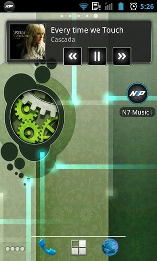 N7 Music Player Android Widget N7 Music Player: Ottimo player musicale alternativo per Android