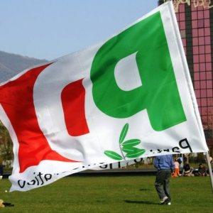 bandiera IO SOSTENGO IL PD ADESSO PIÙ CHE MAI