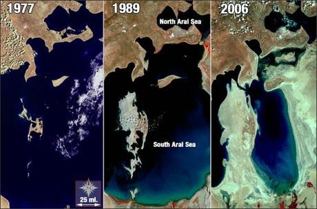 Prosciugamento del Lago d'Aral