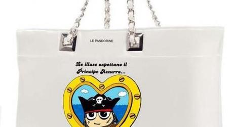 Le pandorine - Maxi - Pirata - Bianco Borse Le Pandorine collezione Primavera Estate 2012