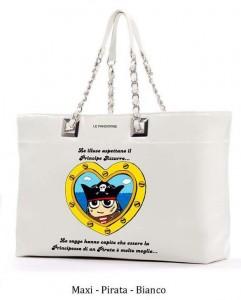 Le pandorine - Maxi - Pirata - Bianco Borse Le Pandorine collezione Primavera Estate 2012
