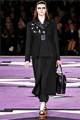 Milan Fashion Week AW12 - Gucci,Prada, Fendi. The Woman in Black