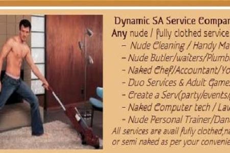idraulico domicilio Sudafrica, cameriere ed idraulici nudi