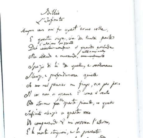 Grafologia: la scrittura di Giacomo Leopardi