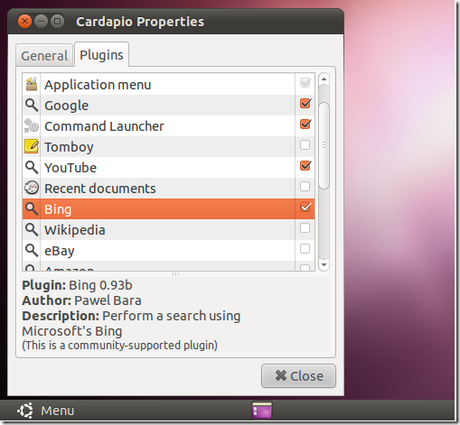 Cardapio, il menu “alternativo” personalizzabile, semplice e leggero che supporta il nuovo Gnome 3.