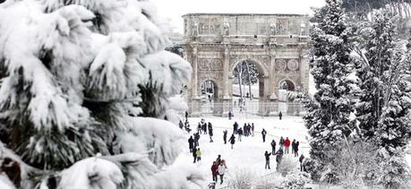 La sacra neve di Roma... Roman Sacred Snow