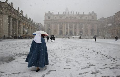 La sacra neve di Roma... Roman Sacred Snow