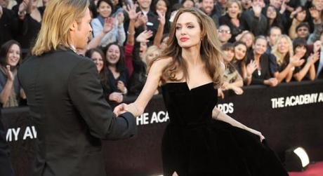 look oscar 2012 - pitt jolie