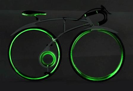 La bicicletta fluorescente