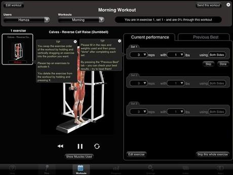 iMuscle Nova: Personal Fitness Trainer in 3D per iPhone e iPad iMuscle Nova Workout iMuscle Nova: Personal Fitness Trainer in 3D per iPhone e iPad
