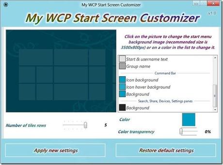 Windows 8 Consumer Preview Start Screen Customizer thumb Personalizzare la Start Screen di Windows 8 Consumer Preview