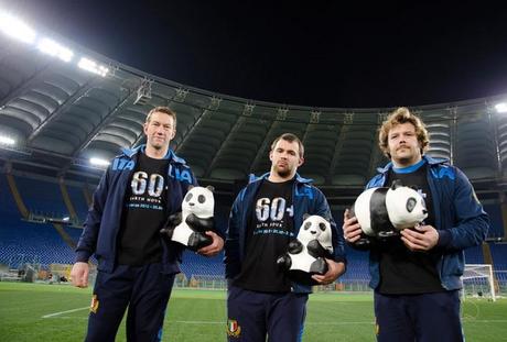 La Nazionale Italiana Rugby partecipa all'Ora della Terra 2012 31 Marzo 2012. Torna l’Ora della Terra.