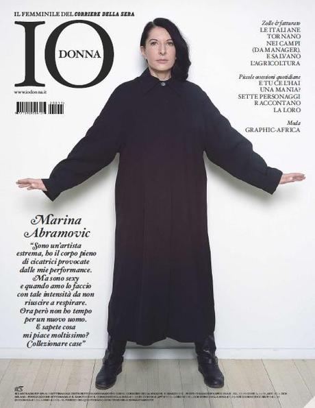 Marina Abramovic dal 21 marzo al PAC di Milano. In anteprima un articolo/intervista che uscirà sul numero di Io Donna del 10 marzo.