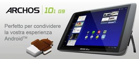Disponibile Android 4.0 Ice Cream Sandwich per i Tablet Archos G9! archos g9 android 4.0 595x255 Disponibile Android 4.0 Ice Cream Sandwich per i Tablet Archos G9!