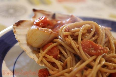 Lunch - Spaghetti Integrali con Trota Salmonata & Capesante