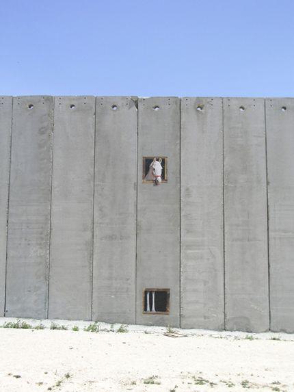 Murales di Banky in Palestina
