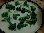 Focaccia salame e broccoli.