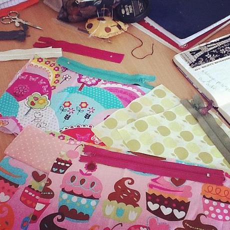 Making some cute cases #crafts #sewing