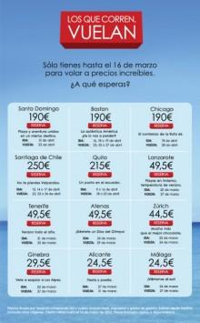 Iberia: offerte lowcost Spagna 24€, Europa 49€, America 190€