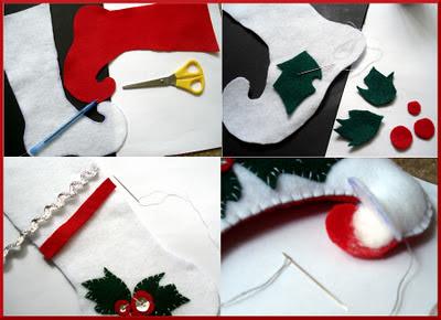 Decorazioni di Natale da appendere: come realizzare la calza dell'elfo in feltro Decorazioni di Natale da appendere: come realizzare la calza dell'elfo in feltro