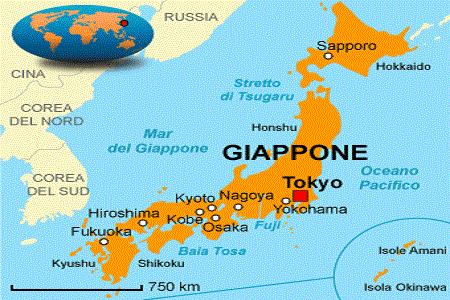 mappa giappone tokyo1 Terremoto a Tokyo 6.1 scala Richter!