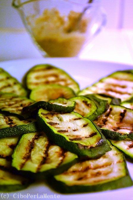 Zucchine Arrostite con Vinaigrette alla Senape