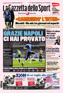 ECCO LE PRIME PAGINE DEI QUOTIDIANI IN EDICOLA! TITOLI PER IL NAPOLI .. ECCO LE PRIME PAGINE DEI QUOTIDIANI IN EDICOLA! TITOLI PER IL NAPOLI ..