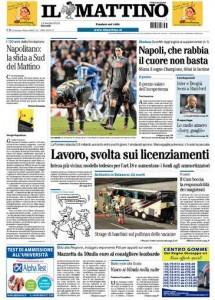 ECCO LE PRIME PAGINE DEI QUOTIDIANI IN EDICOLA! TITOLI PER IL NAPOLI .. ECCO LE PRIME PAGINE DEI QUOTIDIANI IN EDICOLA! TITOLI PER IL NAPOLI ..