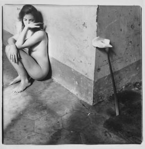 Francesca Woodman self-portrait