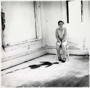 Francesca Woodman self-portrait