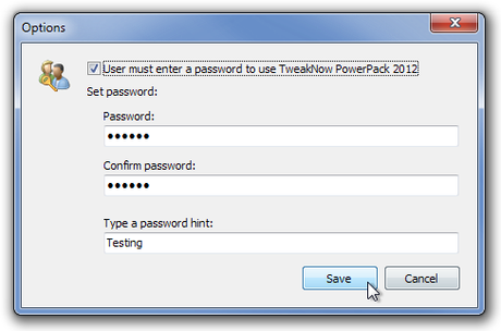 Options1 Velocizzare e ottimizzare Windows: TweakNow PowerPack 2012