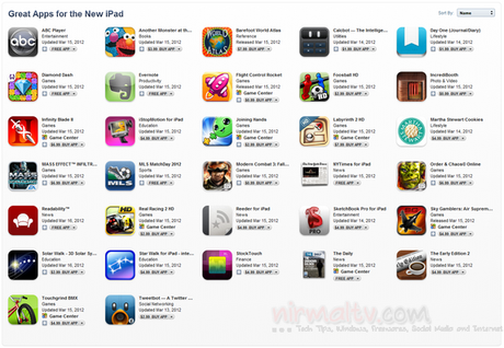 New apps Migliori Programmi e Giochi per il Nuovo iPad 3