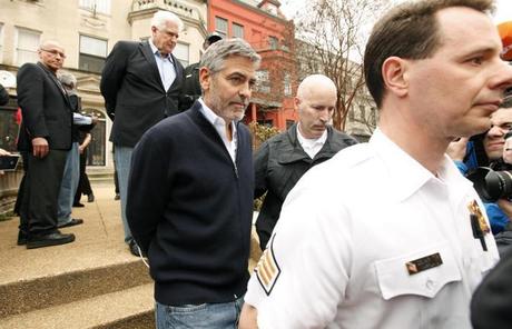 Arrestato George Clooney. Le foto