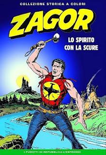 Ristampe di Zagor in edicola con l'Espresso e la Repubblica: L'urlo di Zagor echeggia immortale