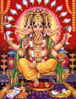 Divinita' induiste: Ganesha, Ganesa o Ganesh.