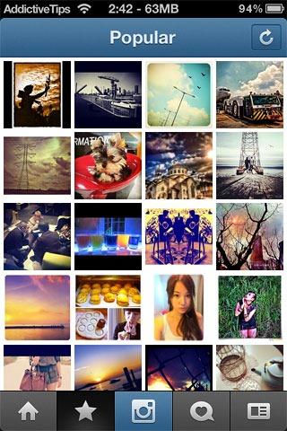 Instagram Popular Feed Migliori Programmi per Scattare, Condividere e Modificare foto su iPhone