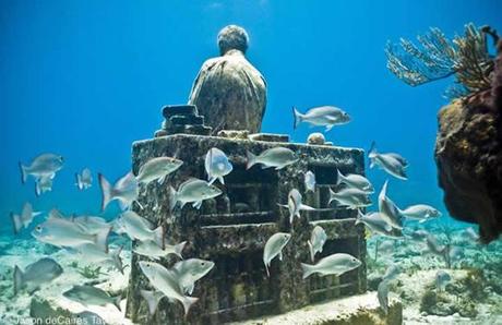 Le sculture sottomarine di Cancun