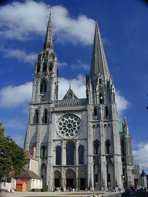 Chartres Cathedral; Fresneau worked at the cho...