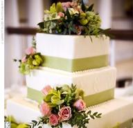 wedding Piazza Wedding Cake verde