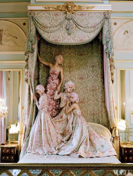 VOGUE AMERICA April 2012 || KATE MOSS photographed by TIM WALKER \ Style by GRACE CODDINGTON ||